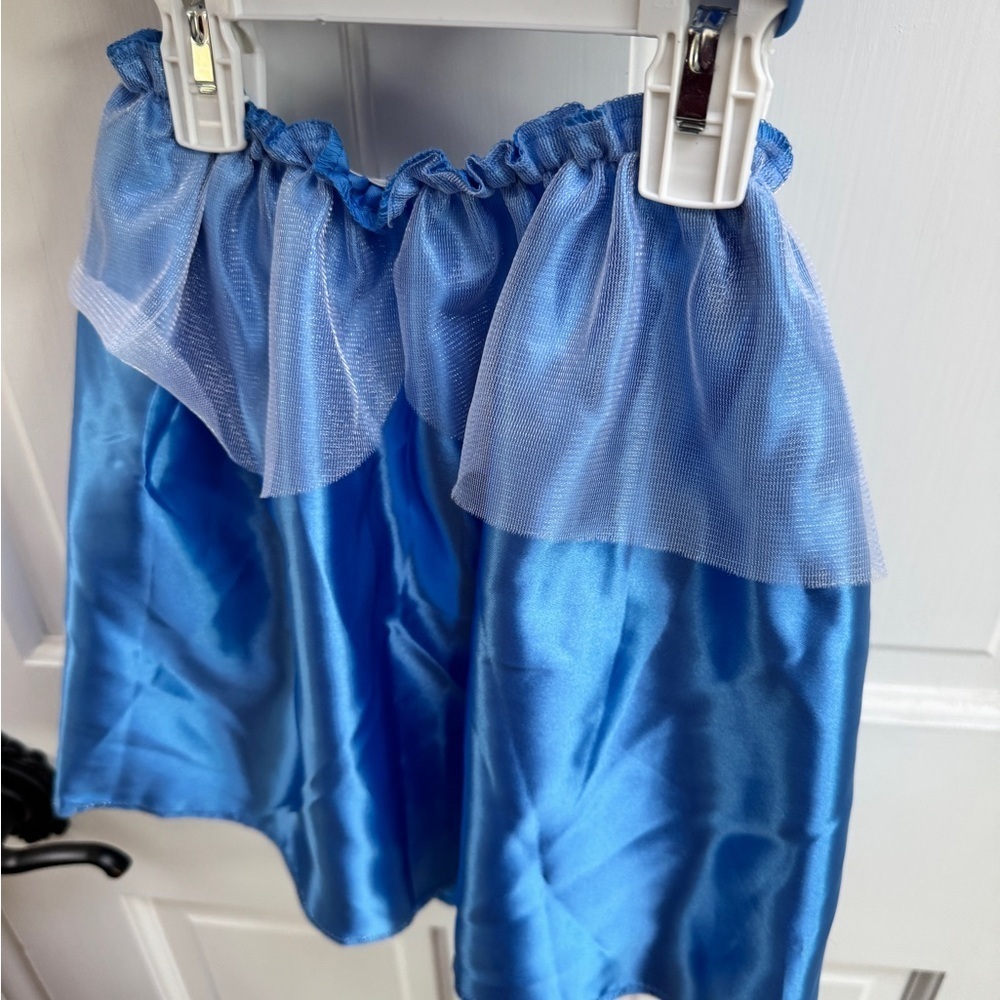 NWOT Disney Girls Size 4 - 6 Cinderella Blue and Pink 2 Piece Dress Up Costume - Picture 8 of 11